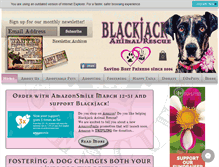 Tablet Screenshot of blackjackrescue.org